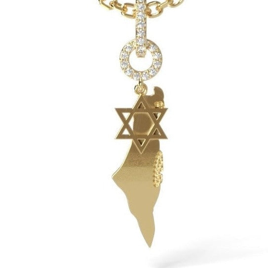 RD small Israel /Star of David Charm