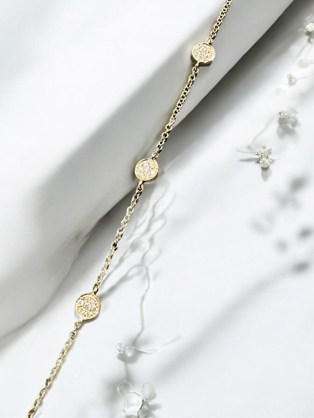 DIAMONDS-BY-THE-YARD DIAMOND BRACELET