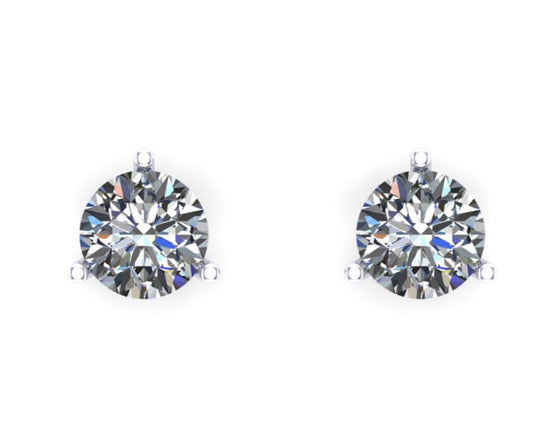 Liz Savetsky Custom diamond studs with a custom jacket