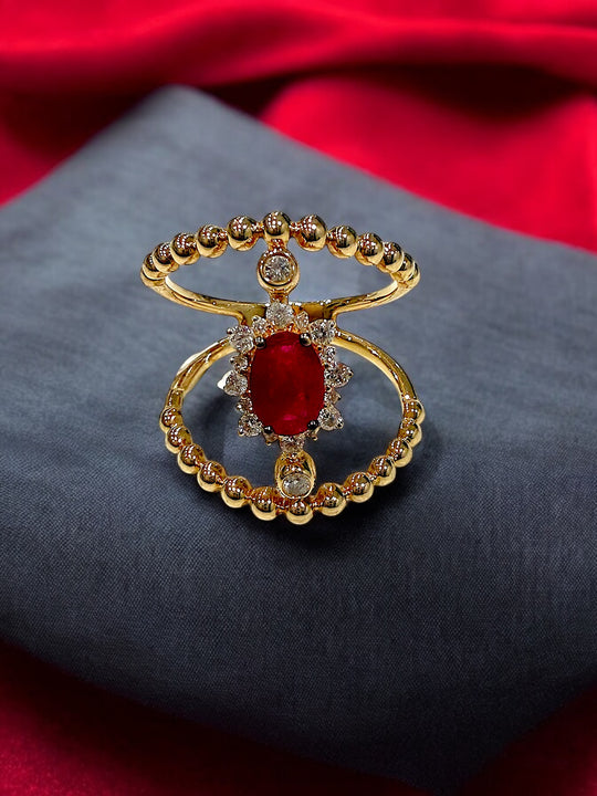 Ruby Split Shank ring