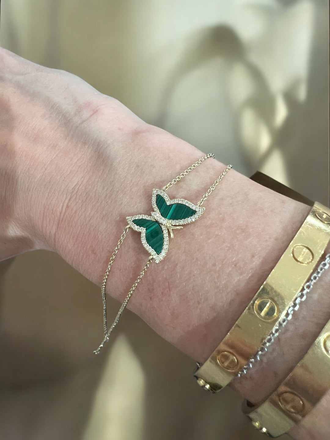 MALACHITE BUTTERFLY BRACELET