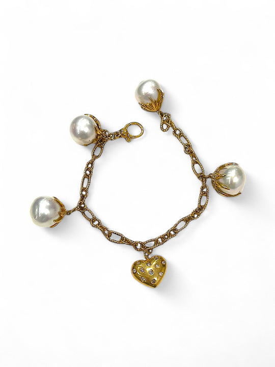 Pearl Charm bracelet