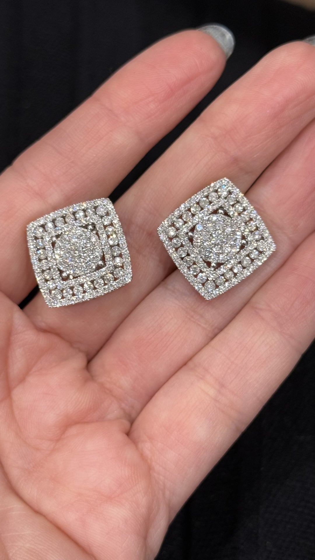 diamond square WG cufflinks