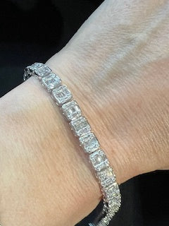 Emerald Cut tennis bracelet