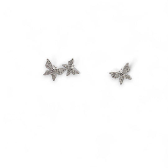 Butterfly studs flying away