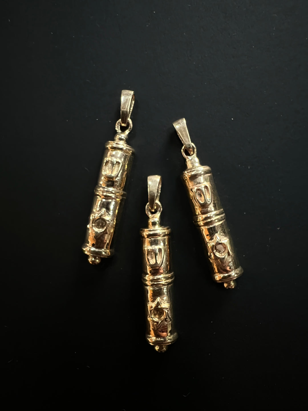 Mezuzah Charm and Dog Tag Necklace