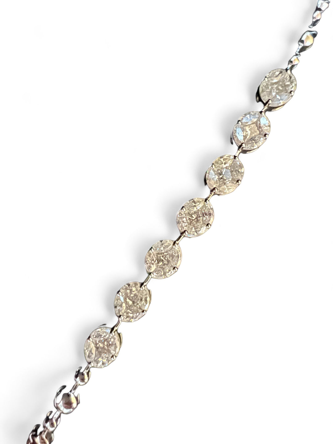 oval diamond bracelet