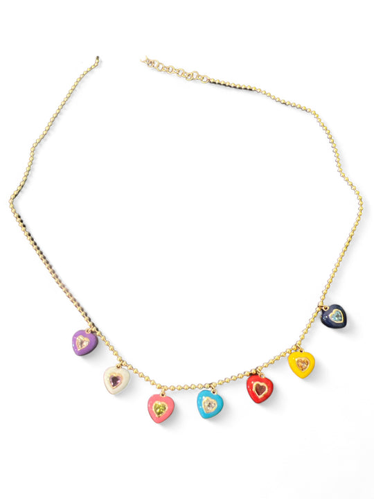 7 Hearts necklace