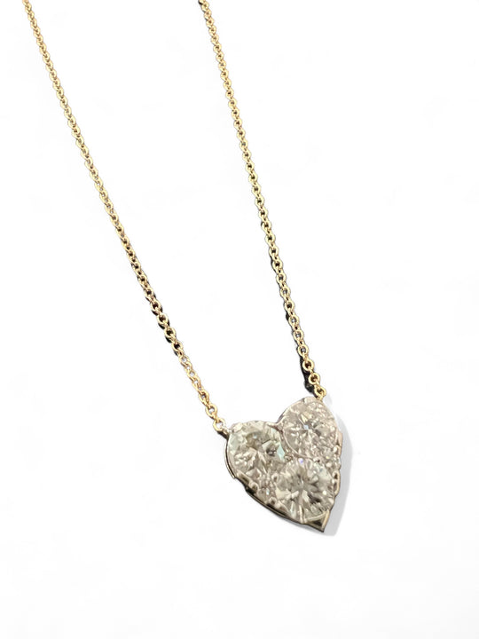 Diamond heart necklace