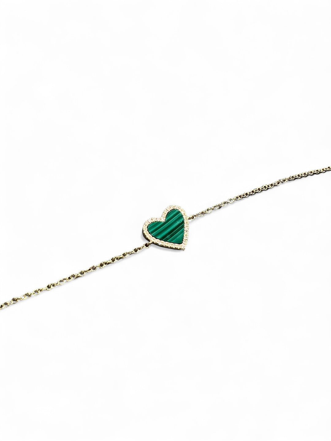 HEART MALACHITE BRACELET