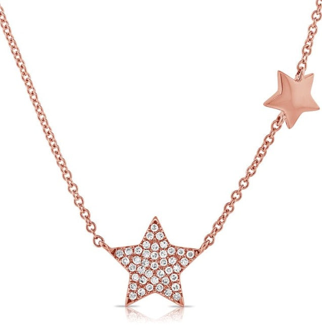 Diamond Star Pendant Necklace