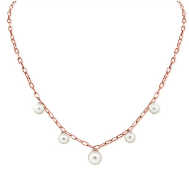 Pearl Station Necklace