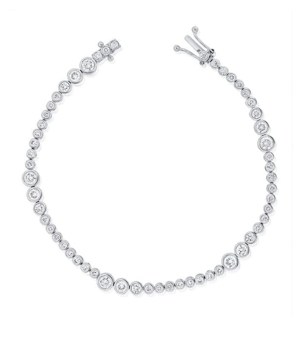 DIAMOND BEZEL TENNIS BRACELET