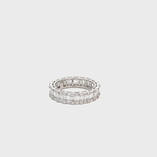 Baguette eternity band